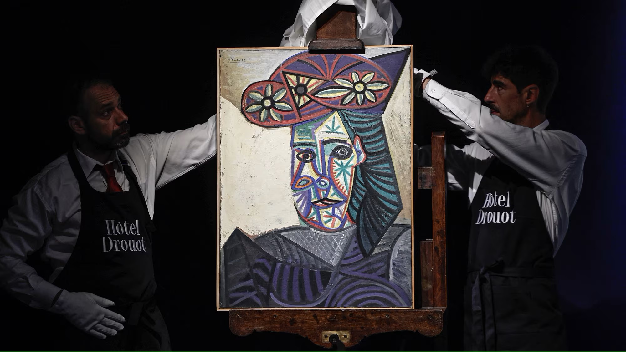 لوحة Picasso  معروضة للبيع بالمزاد العلني 