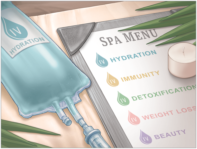 IV Hydration Spas تكتسب شعبية، لكن هل هي آمنة؟