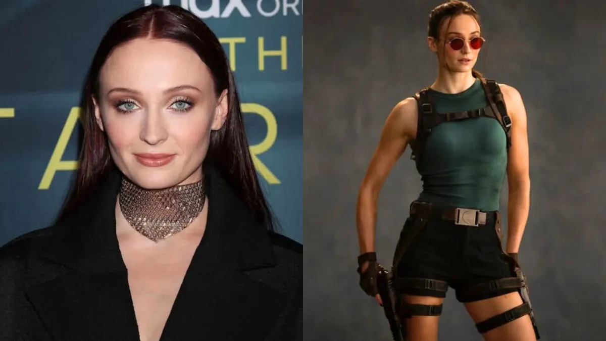 أول نظرة على Sophie Turner بدور Lara Croft