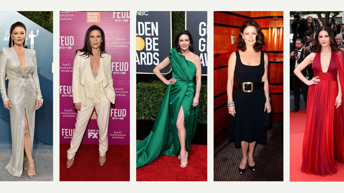 أفضل إطلالات Catherine Zeta-Jones