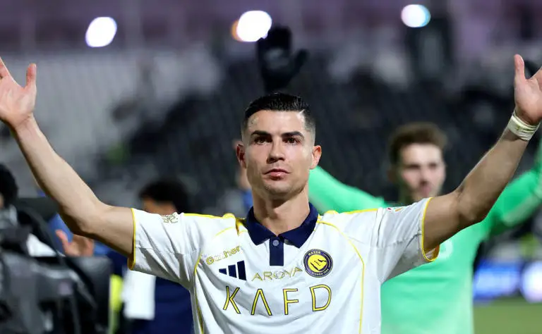 Cristano Ronaldo يحقق هدفه ال100 في الدوري السعودي