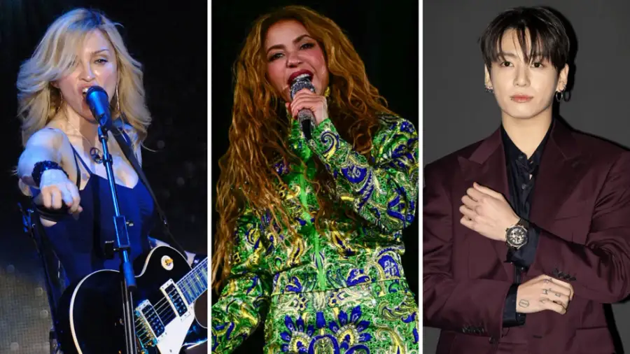 Madonna، Shakira ، وفرقة BTS يتصدرون حفل كأس العالم