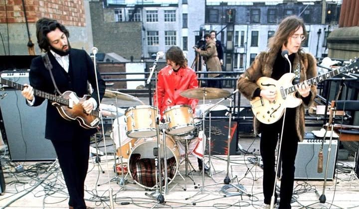 ‏The Beatles على أسطح المباني بآخر أداء حي لهم معا