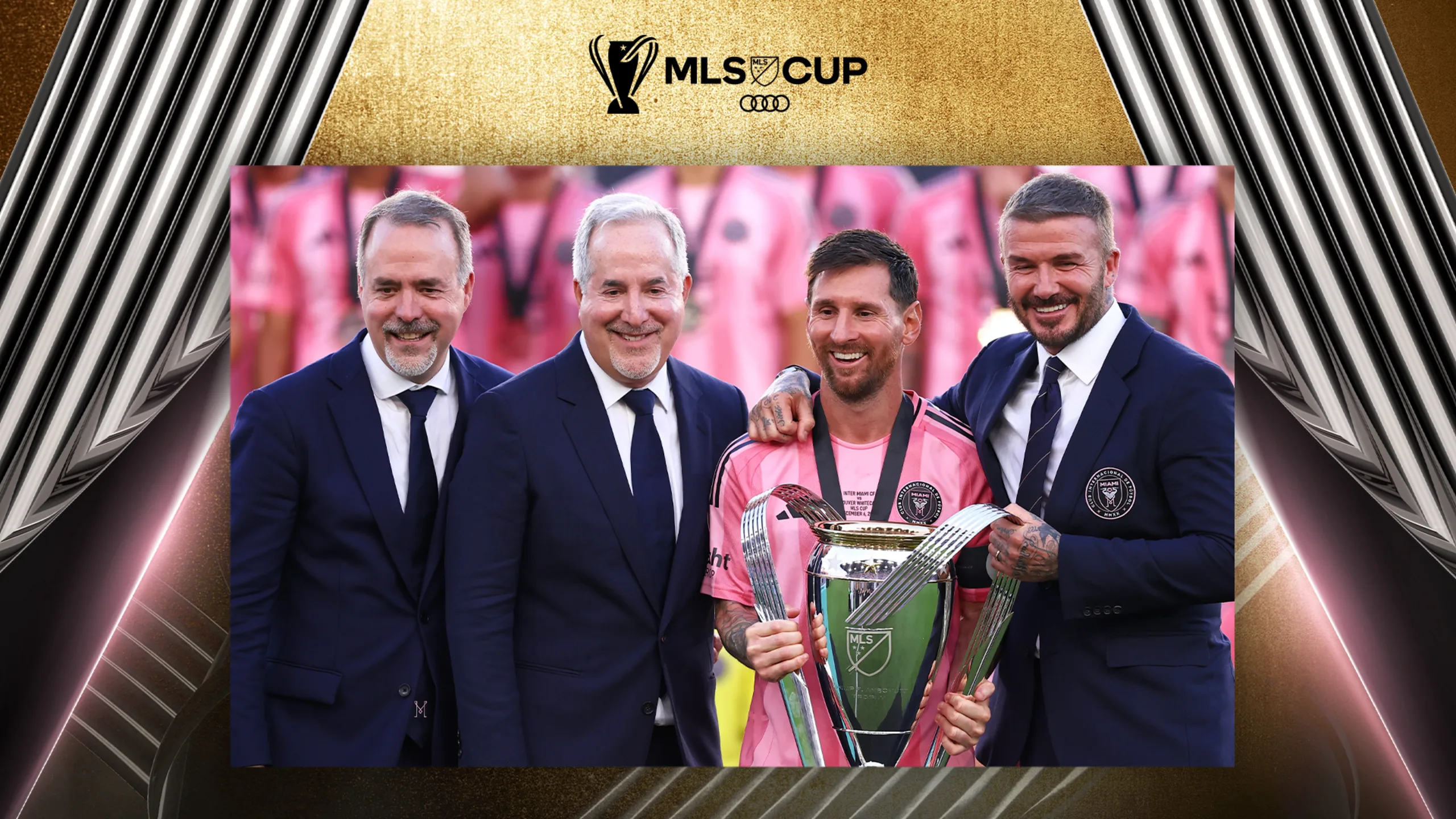 Inter Miamiو Lionel Messi يفوزان بكأس الدوري الأمريكي على حساب Vancouver Whitecaps