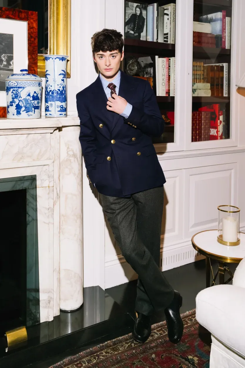 في أسبوع الموضة الرجالية في Milan، Ralph Laurenيتحدث إلى جمهور أصغر سناً