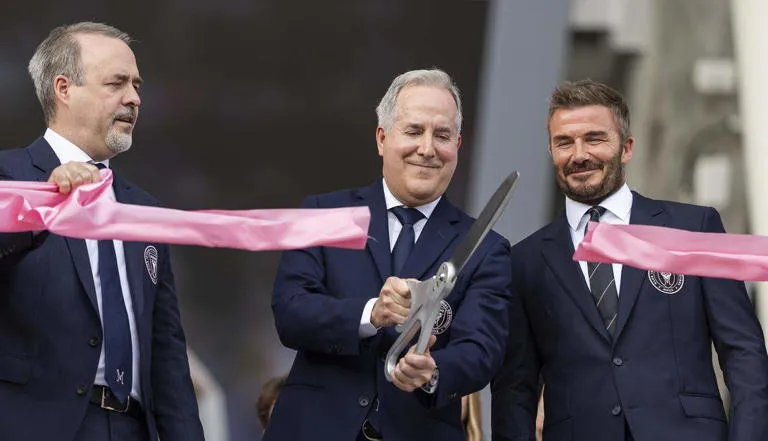 افتتح Beckham, Messi ملعب فريق Inter Miami  الجديد